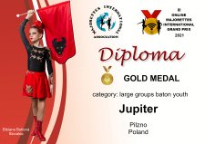 Losowe zdjęcie pochodzące z galerii wydarzenia: III Online Majotettes International Grand Prix 2021