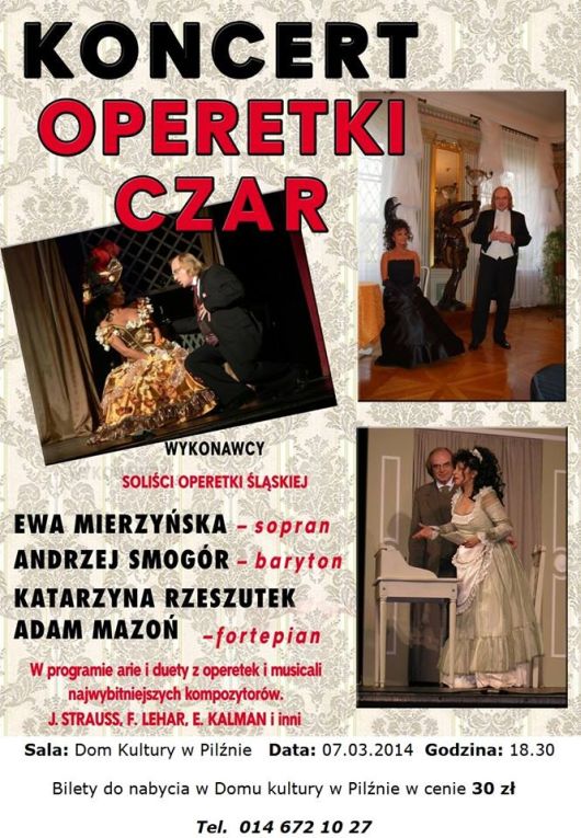 Koncert OPERETKI CZAR
