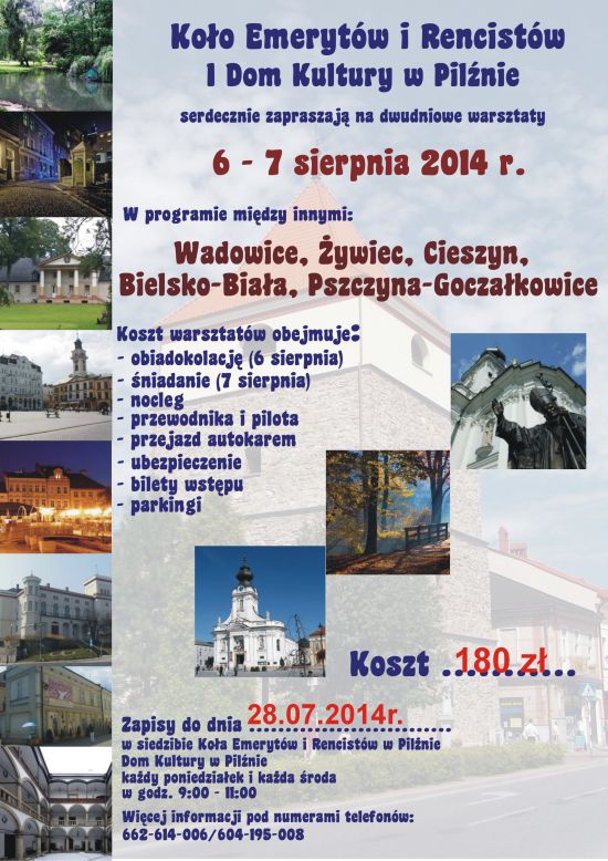 Warsztaty wyjazdowe - sierpień 2014